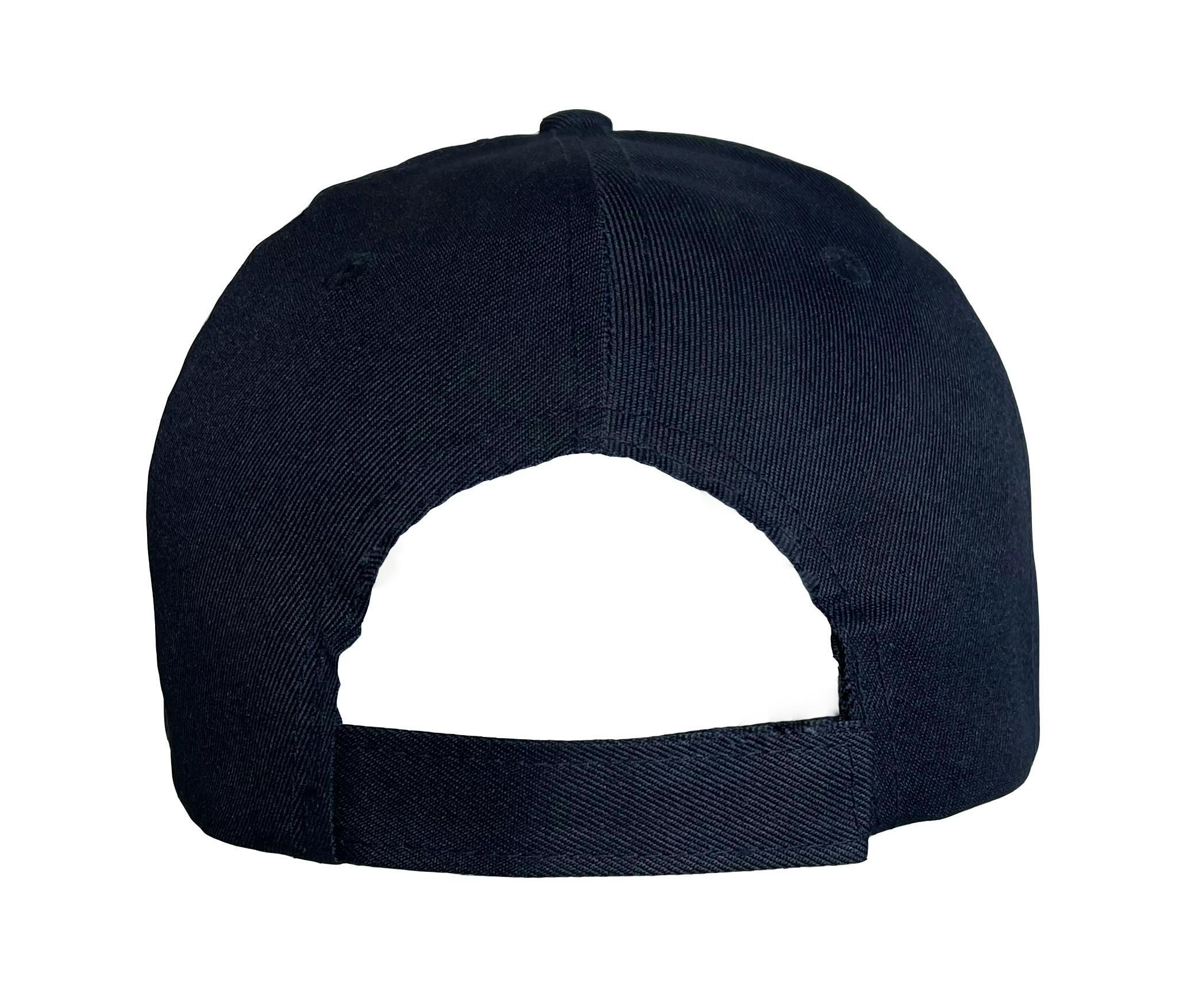 6 PANEL POLY TWILL CAP WITH VELCRO CLOSURE