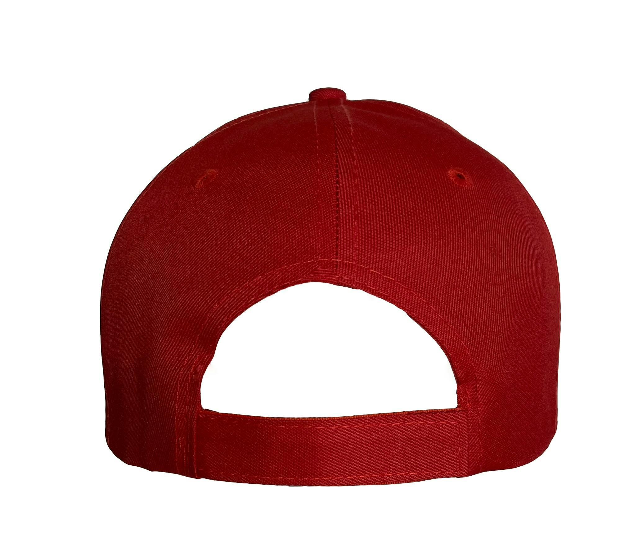 6 PANEL POLY TWILL CAP WITH VELCRO CLOSURE