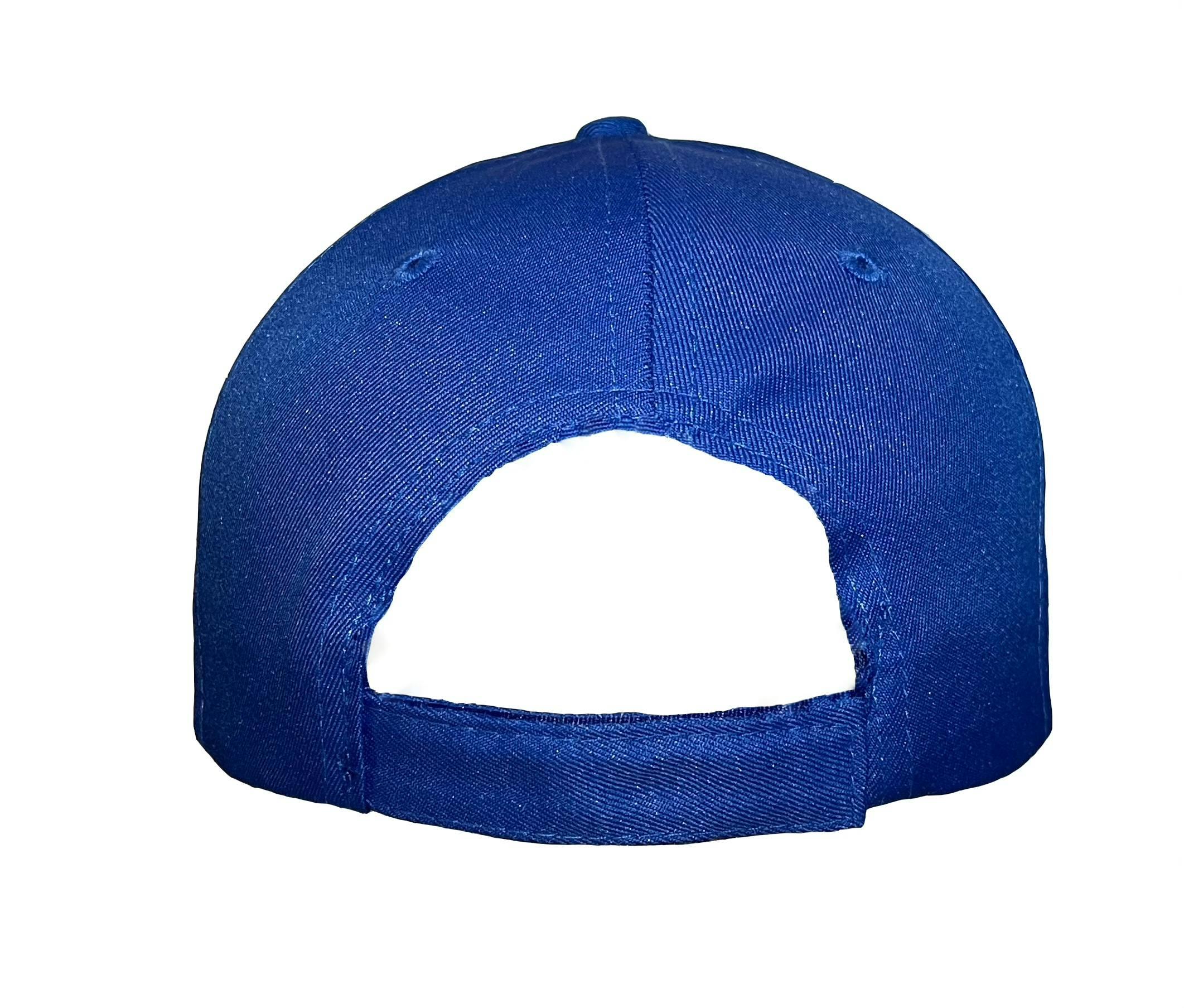 5 PANEL POLY TWILL CAP WITH VELCRO CLOSURE