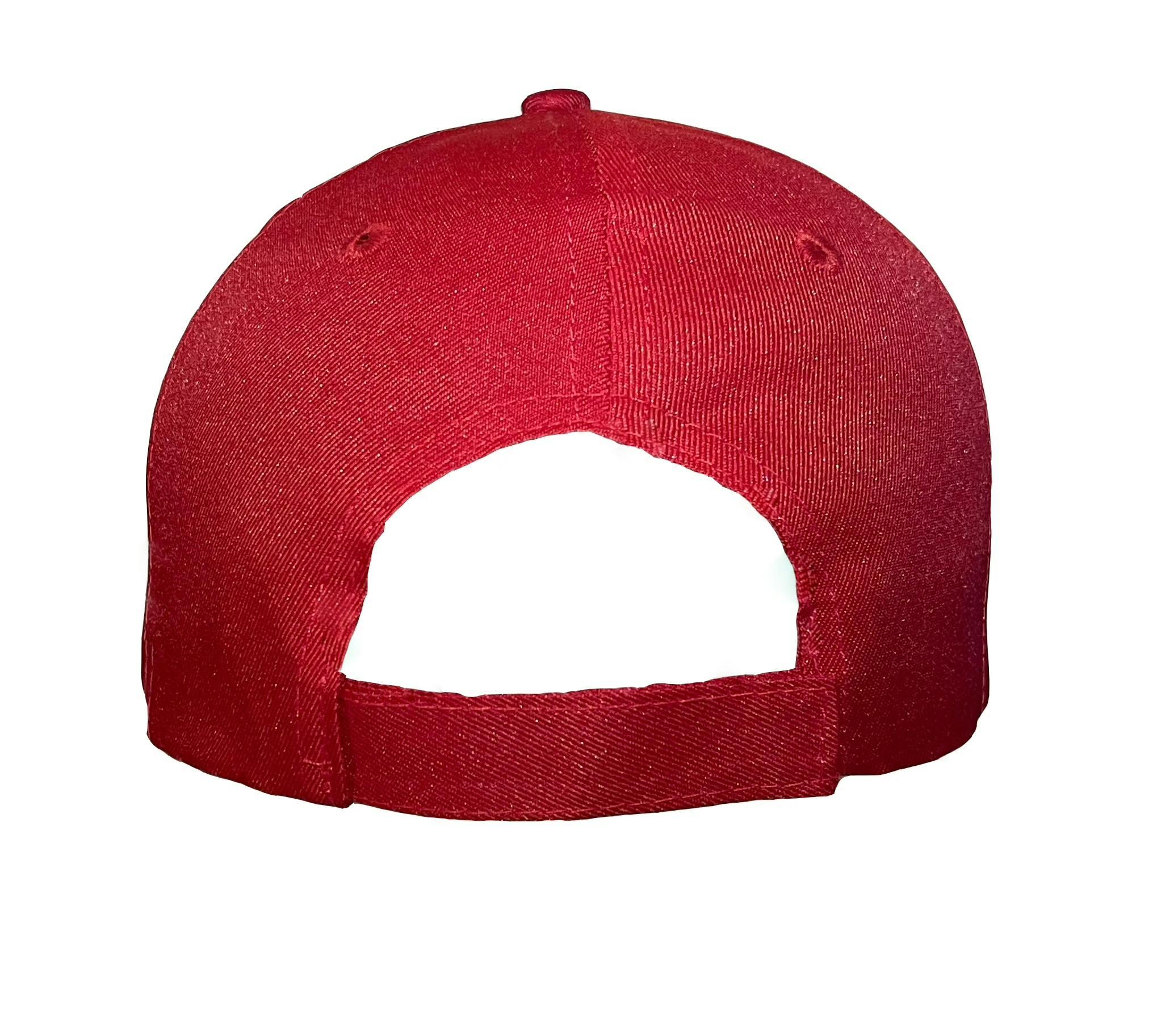 5 PANEL POLY TWILL CAP WITH VELCRO CLOSURE